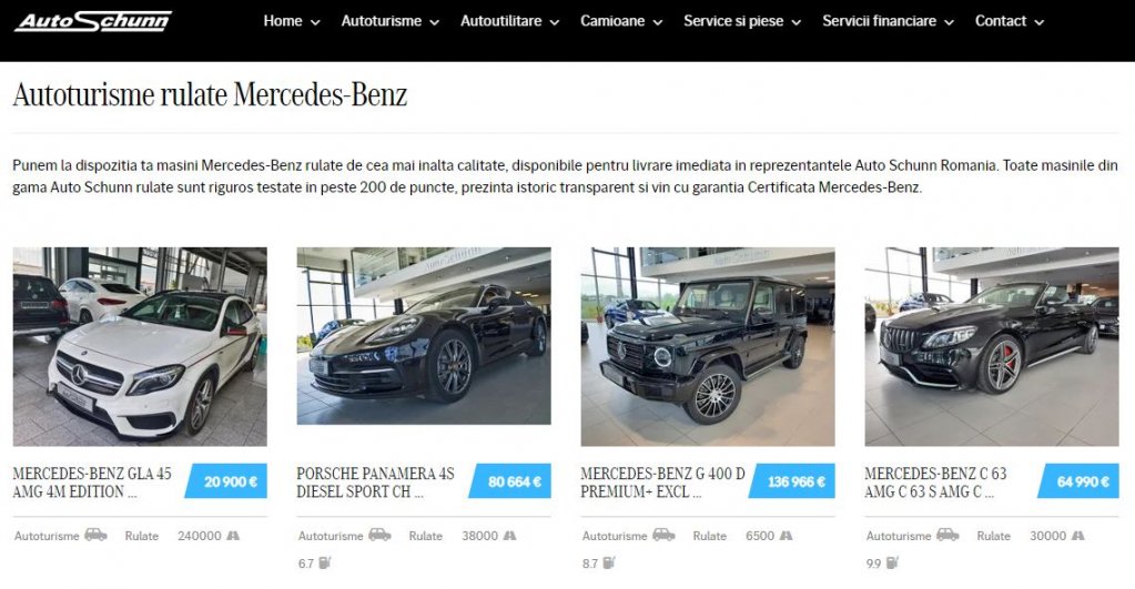 Promotii la Auto Schunn Romania: oferte la SUV-uri Mercedes-Benz GLA 2020